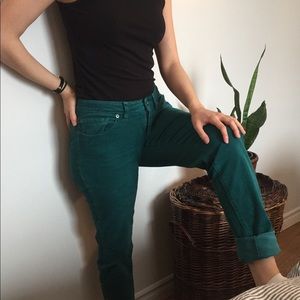 PATAGONIA corduroys emerald forest green pants